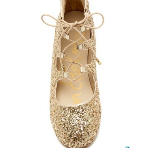 Sam Edelman Felicia Stella Silver Glitter Ghillie - Picture 3 of 5